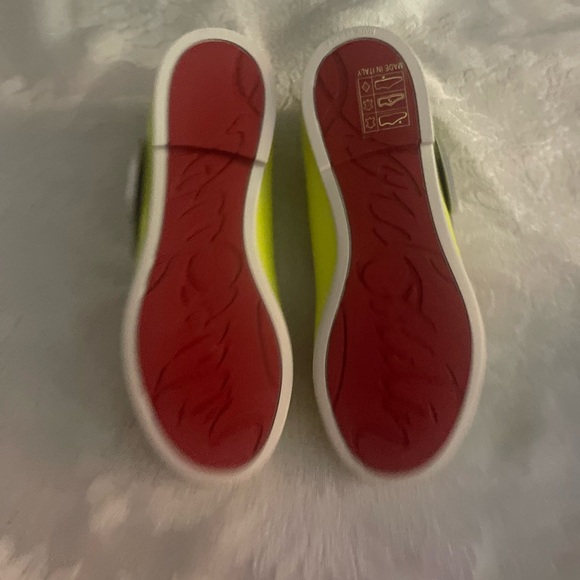 Girls Yellow Flower Ballet Flats - Picture 5 of 7